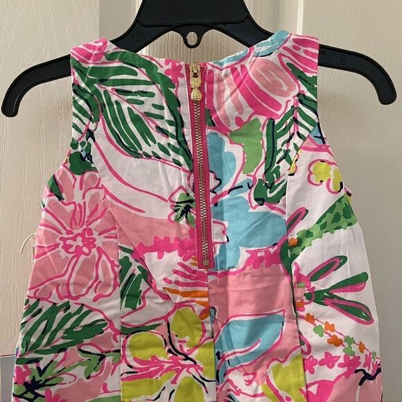 Lilly Pulitzer for Target Nosie Posey Floral Shift Dress Girls Size 18M NWT - Picture 8 of 10